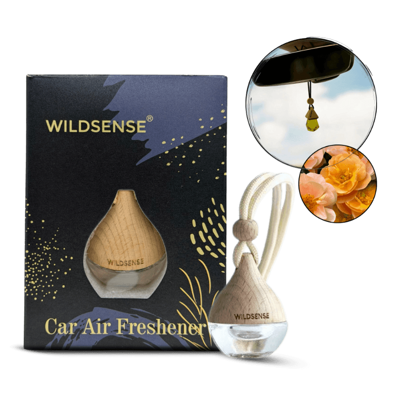 Luxury Car Air Fragrance Rose & Amber - Hanging - Image 1